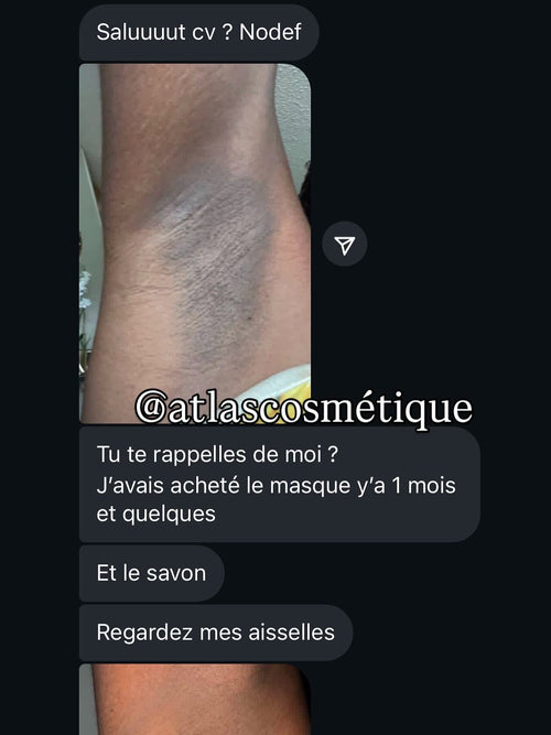 Masque au Nila bleu - Atlas cosmétique